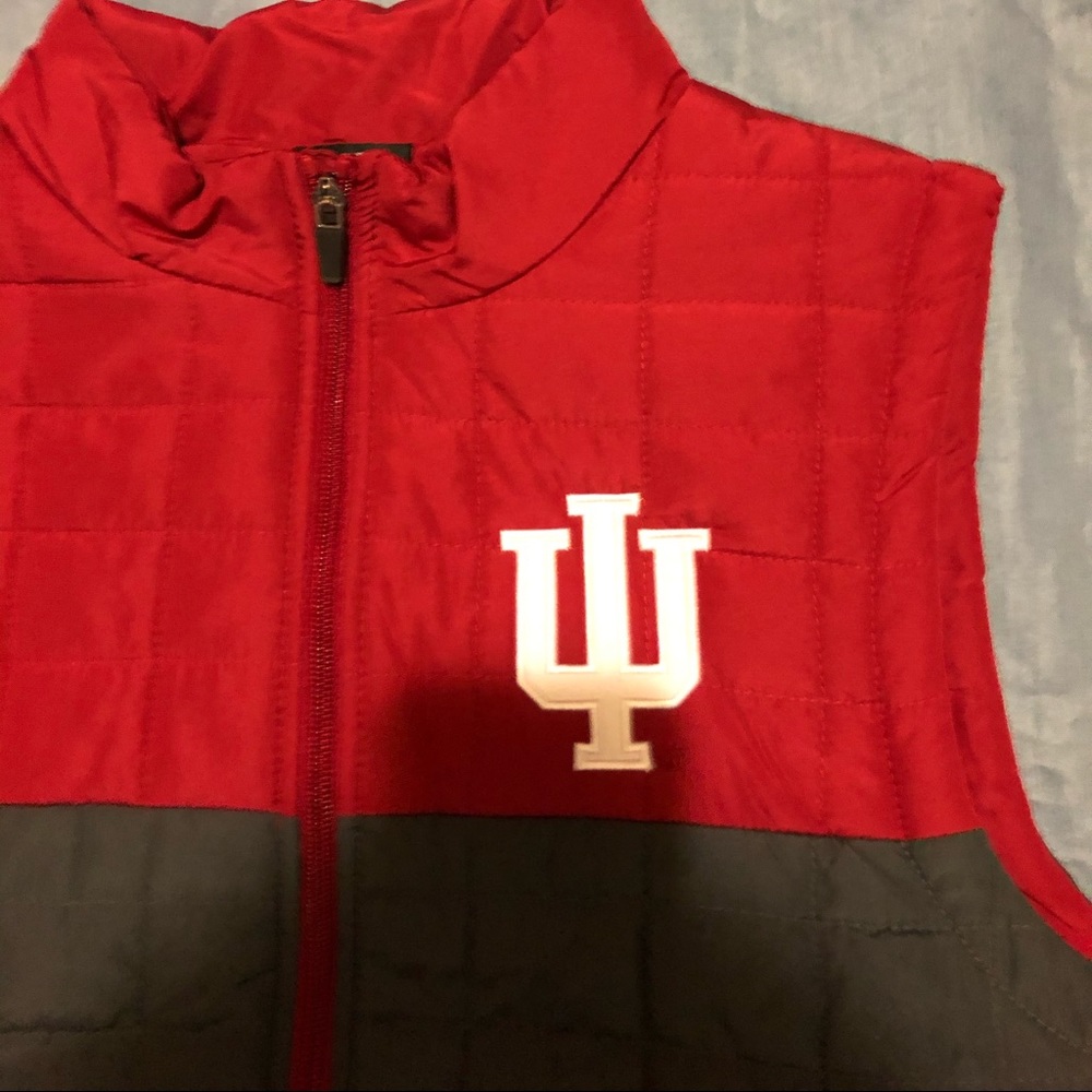 Indiana university puffer vest awesome size M - Picture 2 of 5